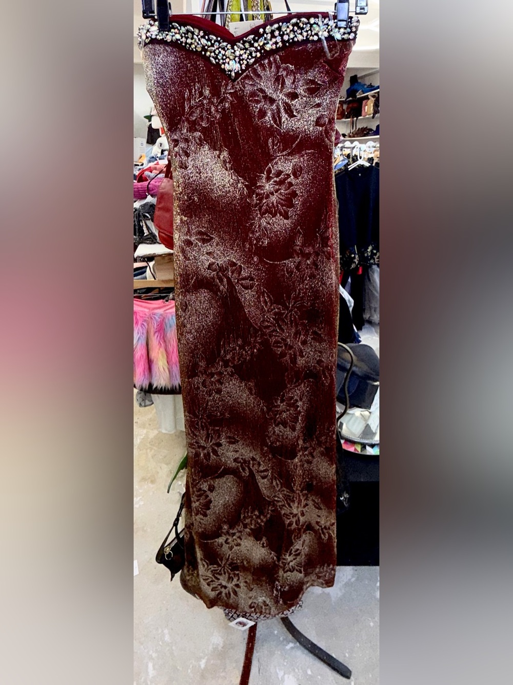 Jacaranda vintage dress S $60